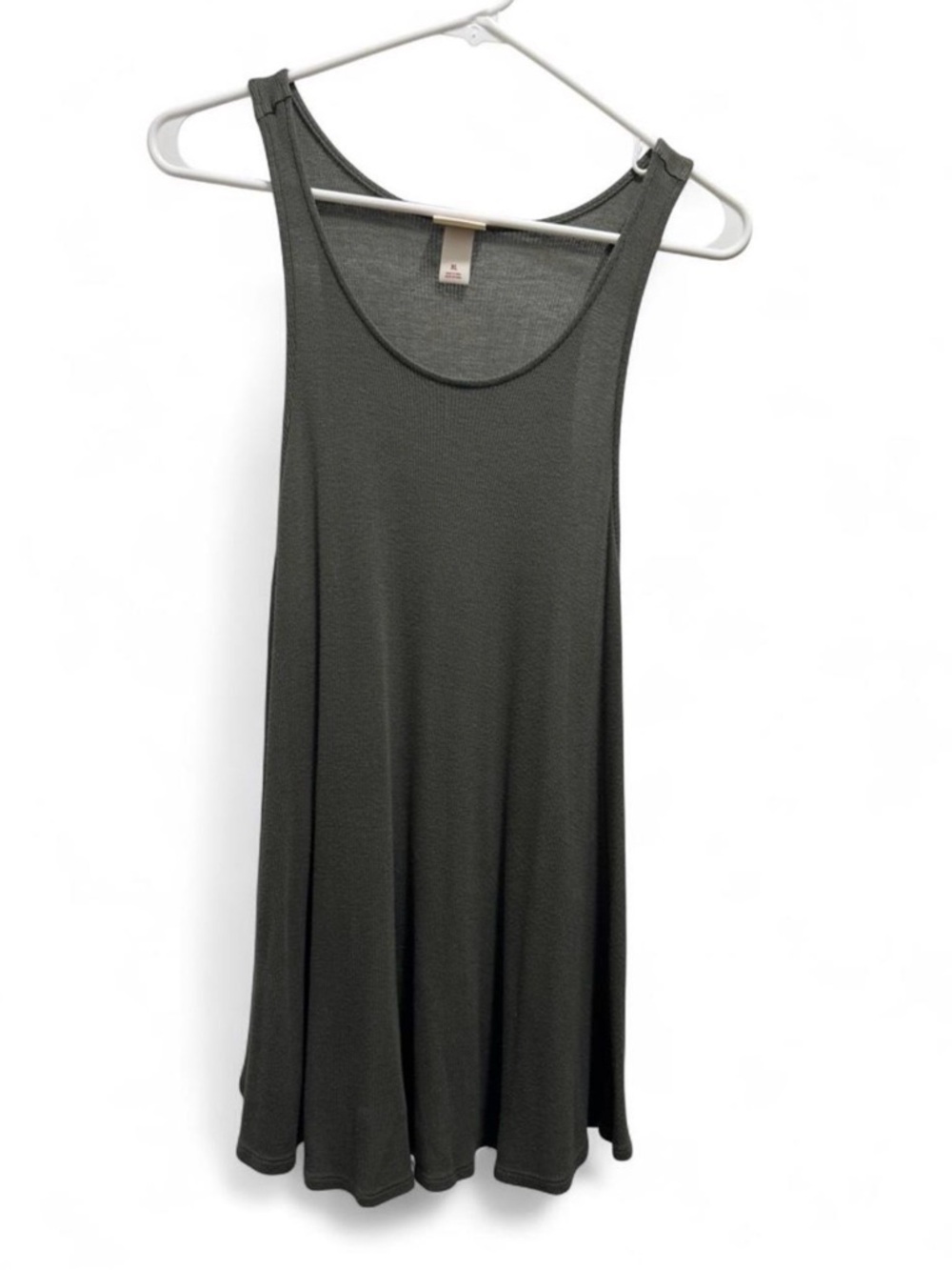 Mossimo Supply Co. Olive Green Scoop Neck Tank Top